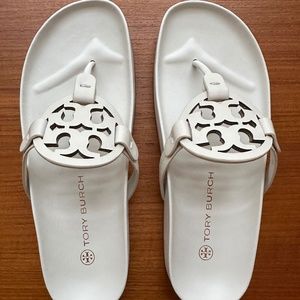Tory Burch Miller Ivory Cloud Sandal, New